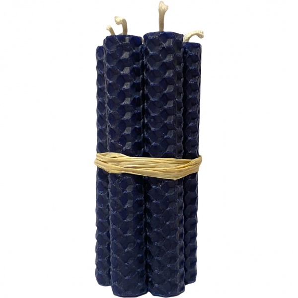 Blue (Navy) - Beeswax Spell Candles
